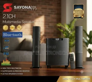 Sayona APPS 2.1 Channel High Tech Multimedia Speaker System
