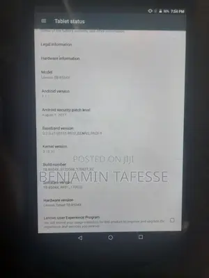 Lenovo Tab 4 8 16 GB Black