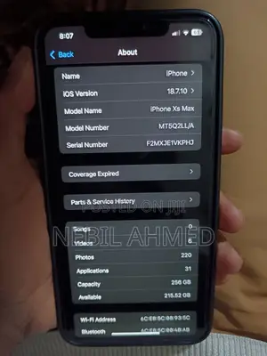 New Apple iPhone XS Max 256 GB Black