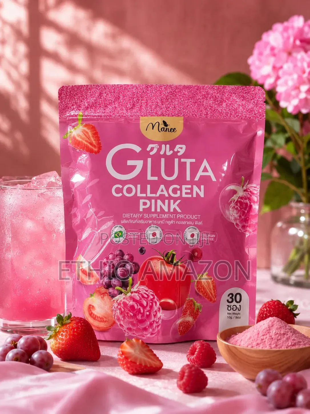 Gluta Collagen Pink 30pcs