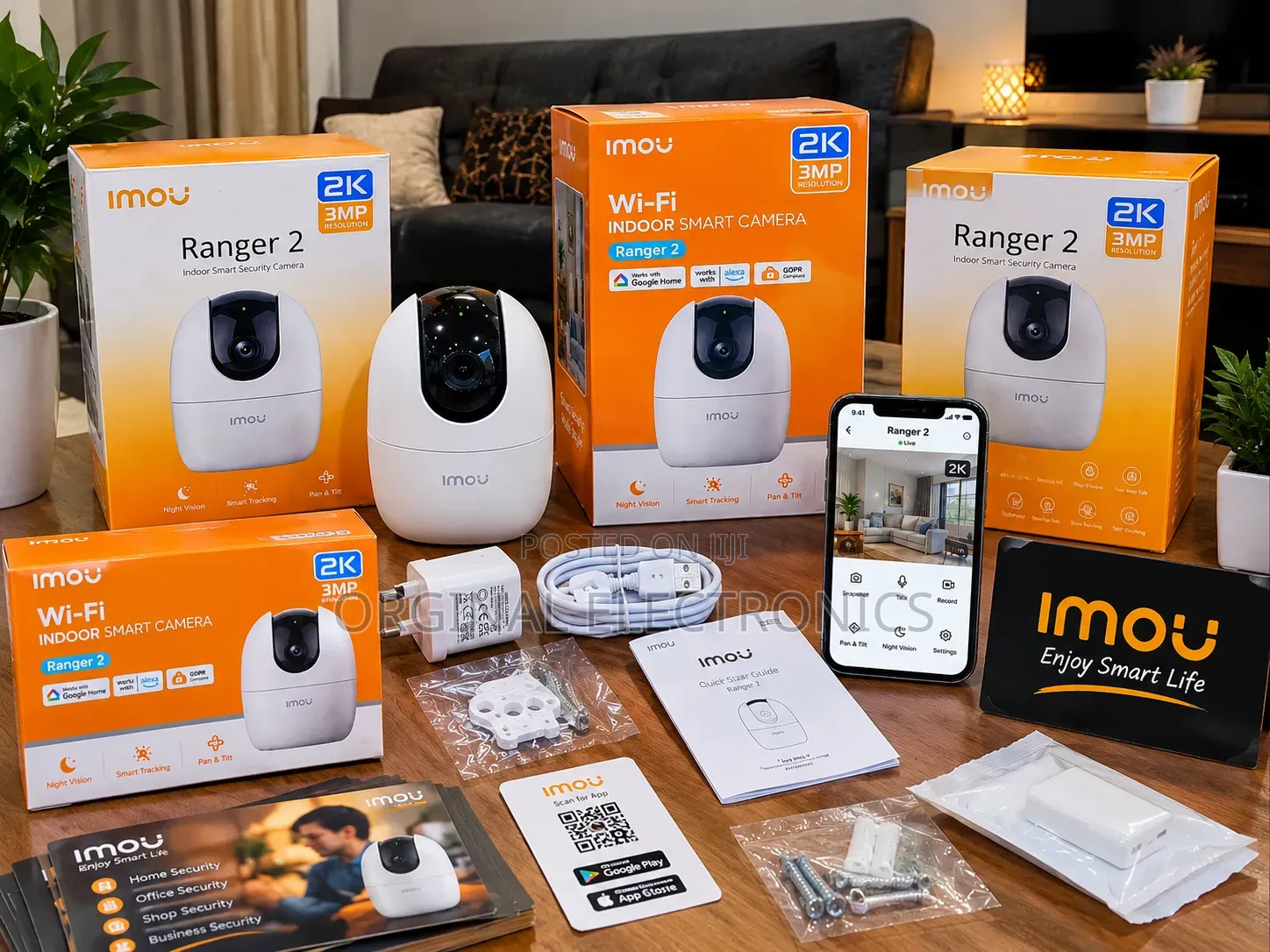 IMOU Ranger 2 3MP Smart Security Camera | WiFi PTZ
