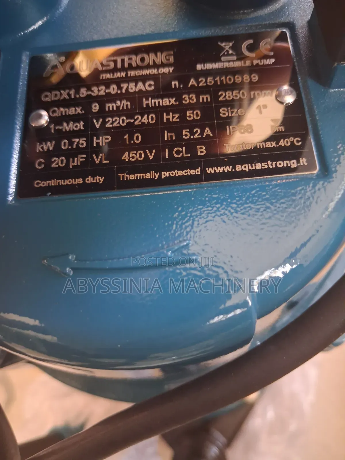 Aqustrong Submersible Water Pump | Powerful Reliable Water Pump