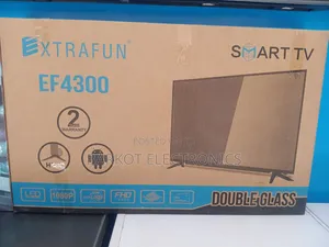 Xtrafun Smart Led TV 43 Inch Andraid Doubel Gelass 2026 Hi Fi Speaker