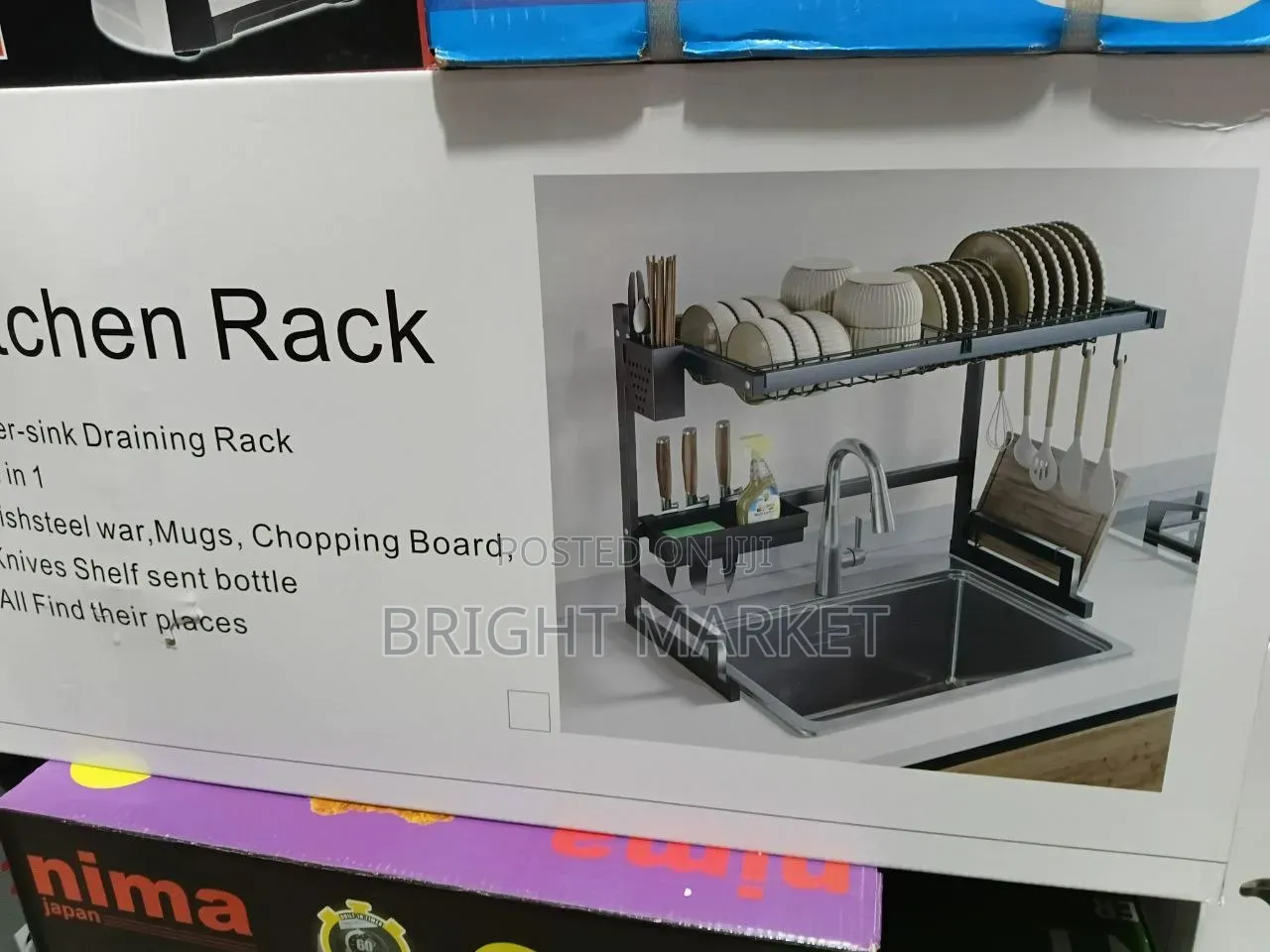 Over Sink Kichen Dish Rack