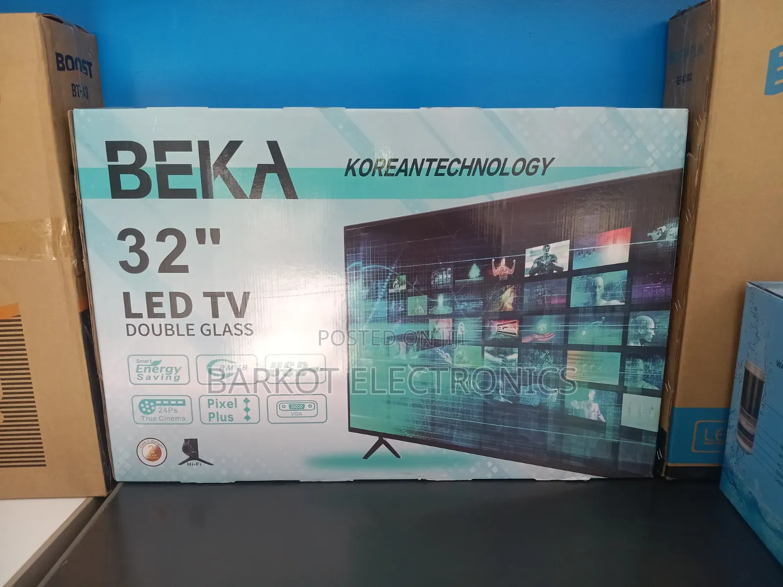 Beka Led TV 32 Inch Doubel Gelass Adis 2026 Hi Fi Speaker