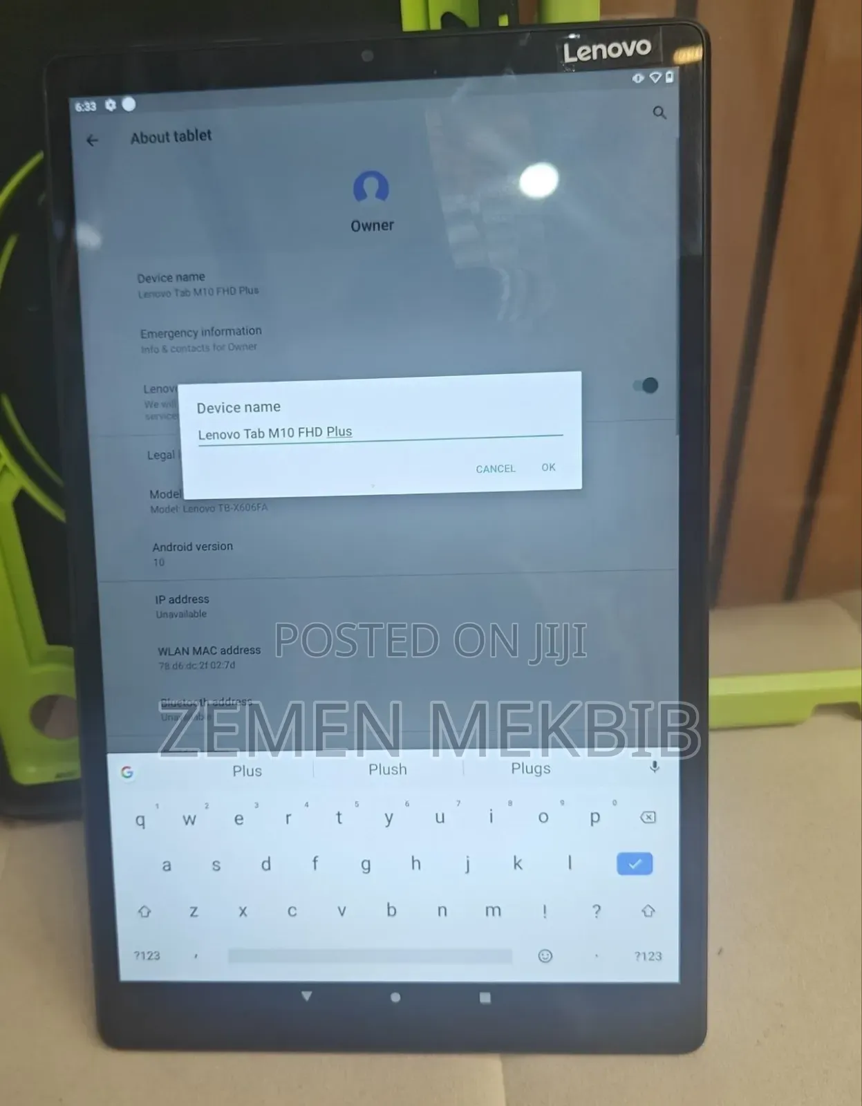 New Lenovo Tab M10 128 GB