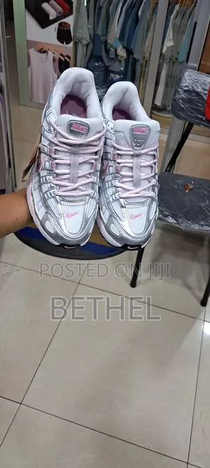 Nike P-6000 Metallic Silver,Royal Blue and Pink Sneakers