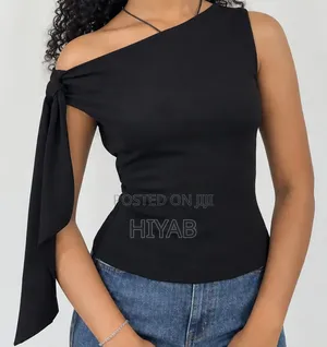 One-Shoulder Tie Top