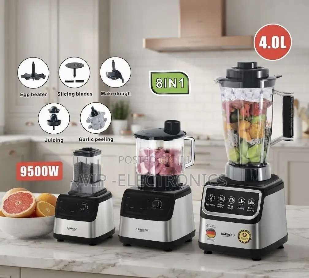 BARDEFU Multi-Purpose Blender 8-in-1 – 4.0L, 9500W Powerful Motor