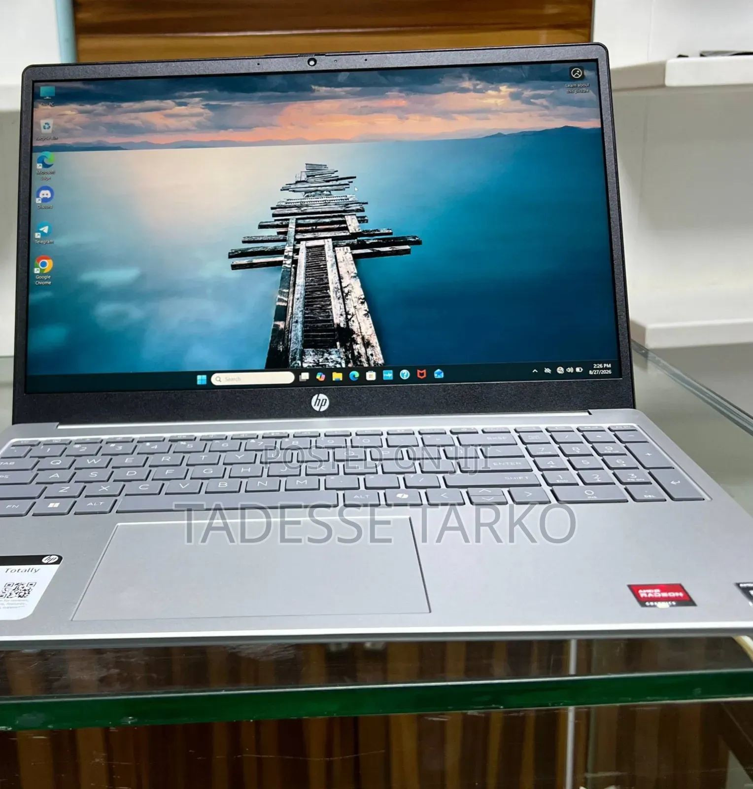 New Laptop HP Stream Notebook 8GB AMD Ryzen 5 SSD 512GB