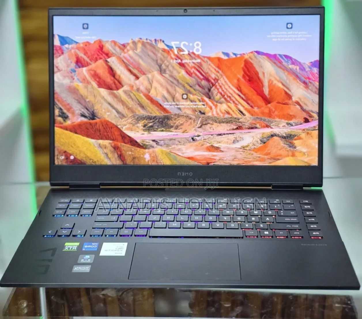 New Laptop HP Omen 17 16GB Intel Core i7 SSD 1T