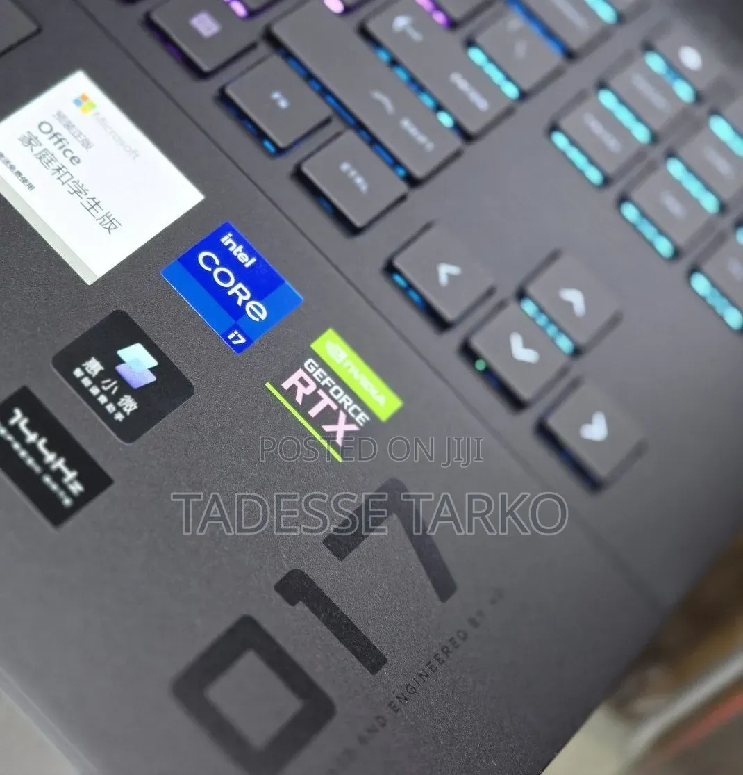 New Laptop HP Omen 17 16GB Intel Core i7 SSD 1T
