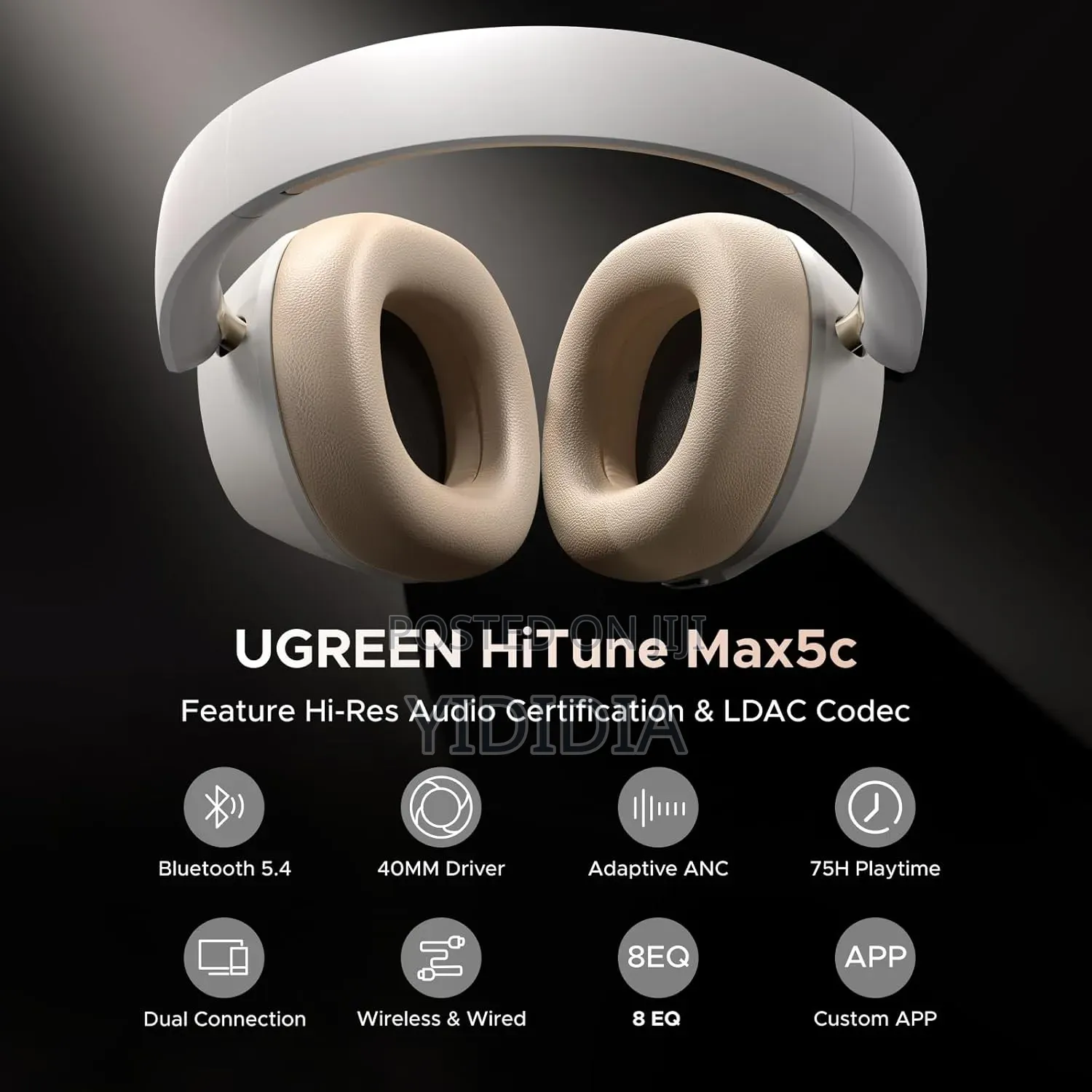 UGREEN HiTune Max5c Hybrid ANC Wireless Headphones