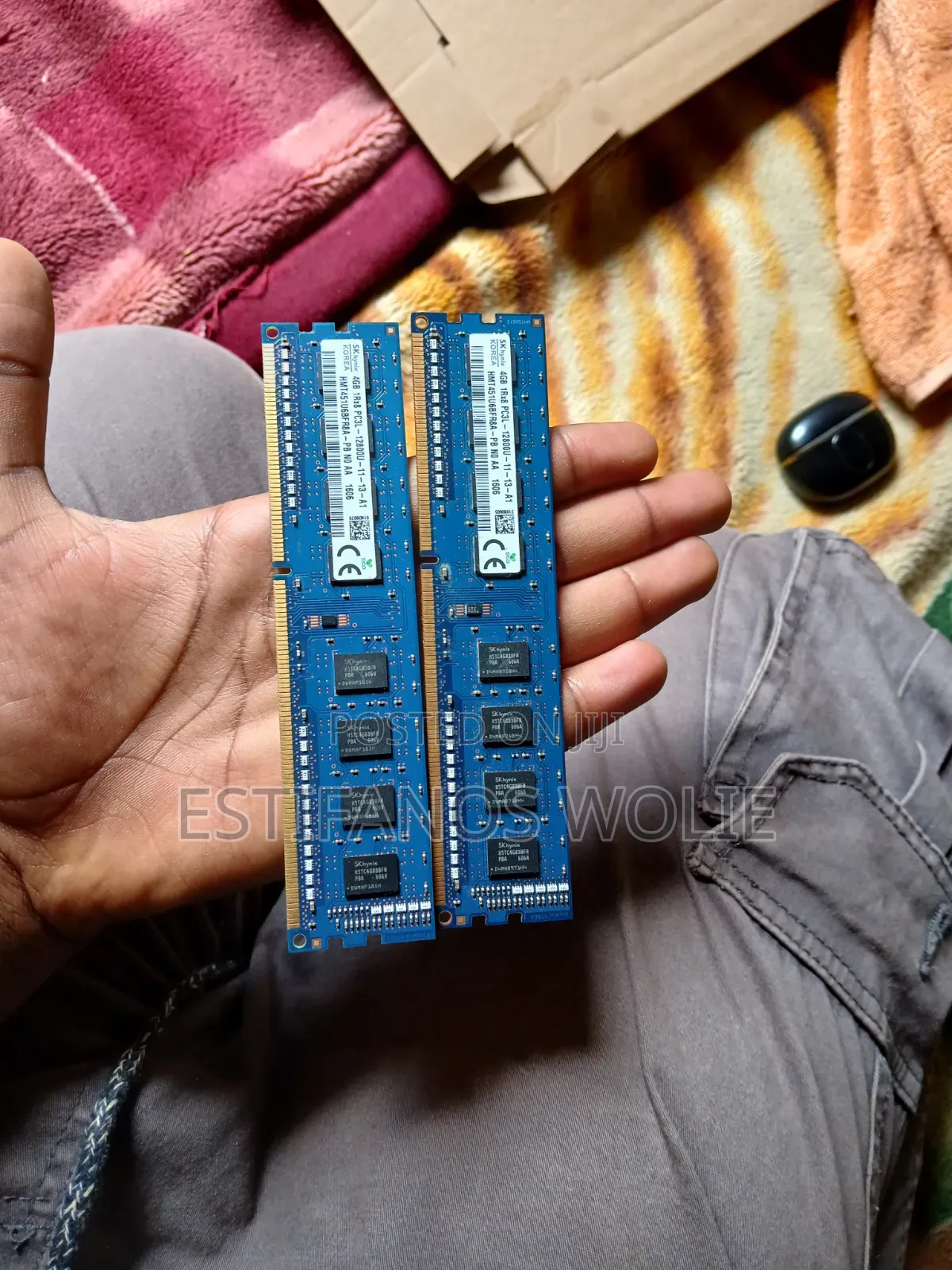 2 SK Hynix 4GB DDR3L Desktop Memory Sticks(RAM) 2×4=8GB (Brand New)