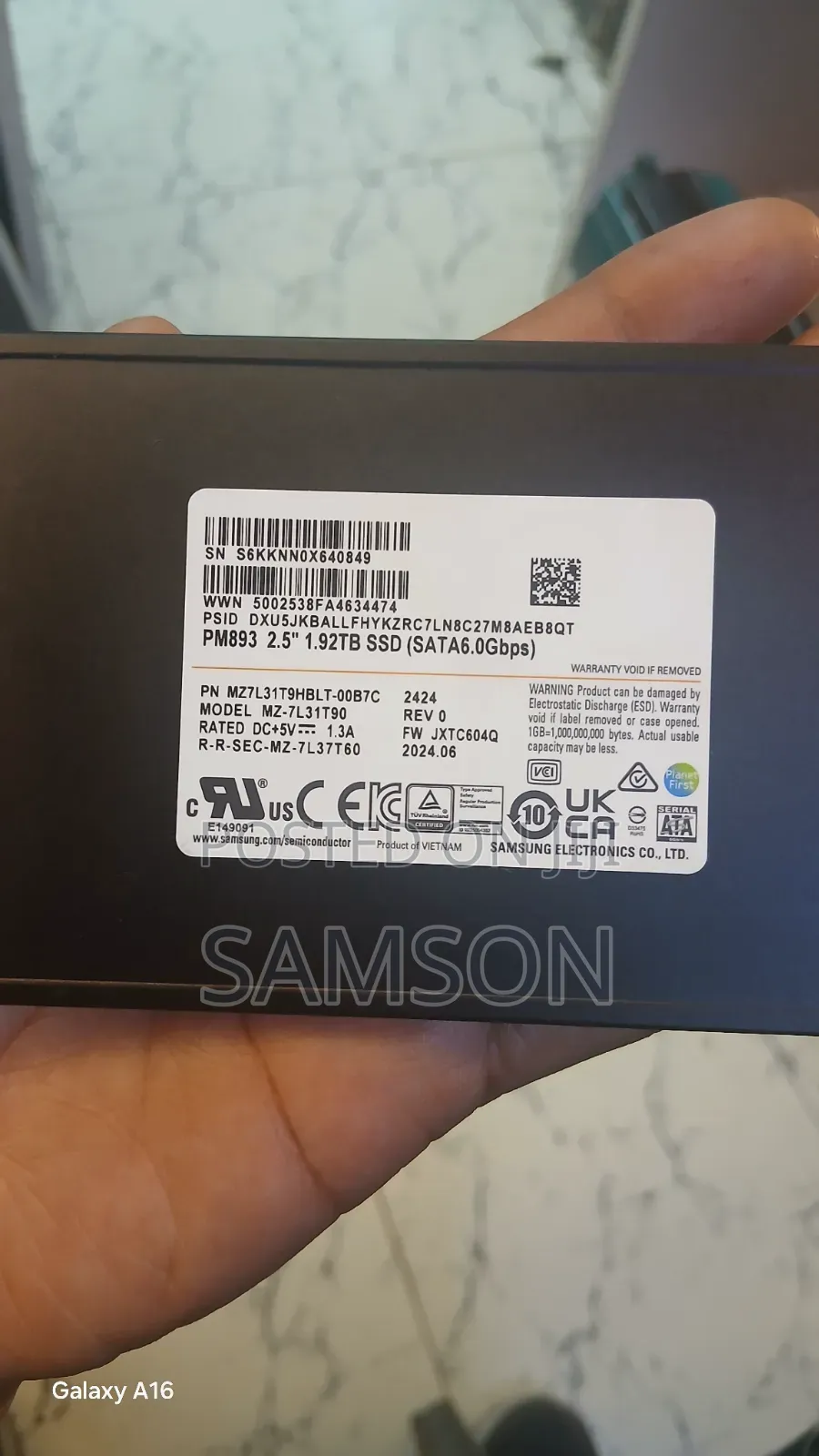 Internal Sata SSD