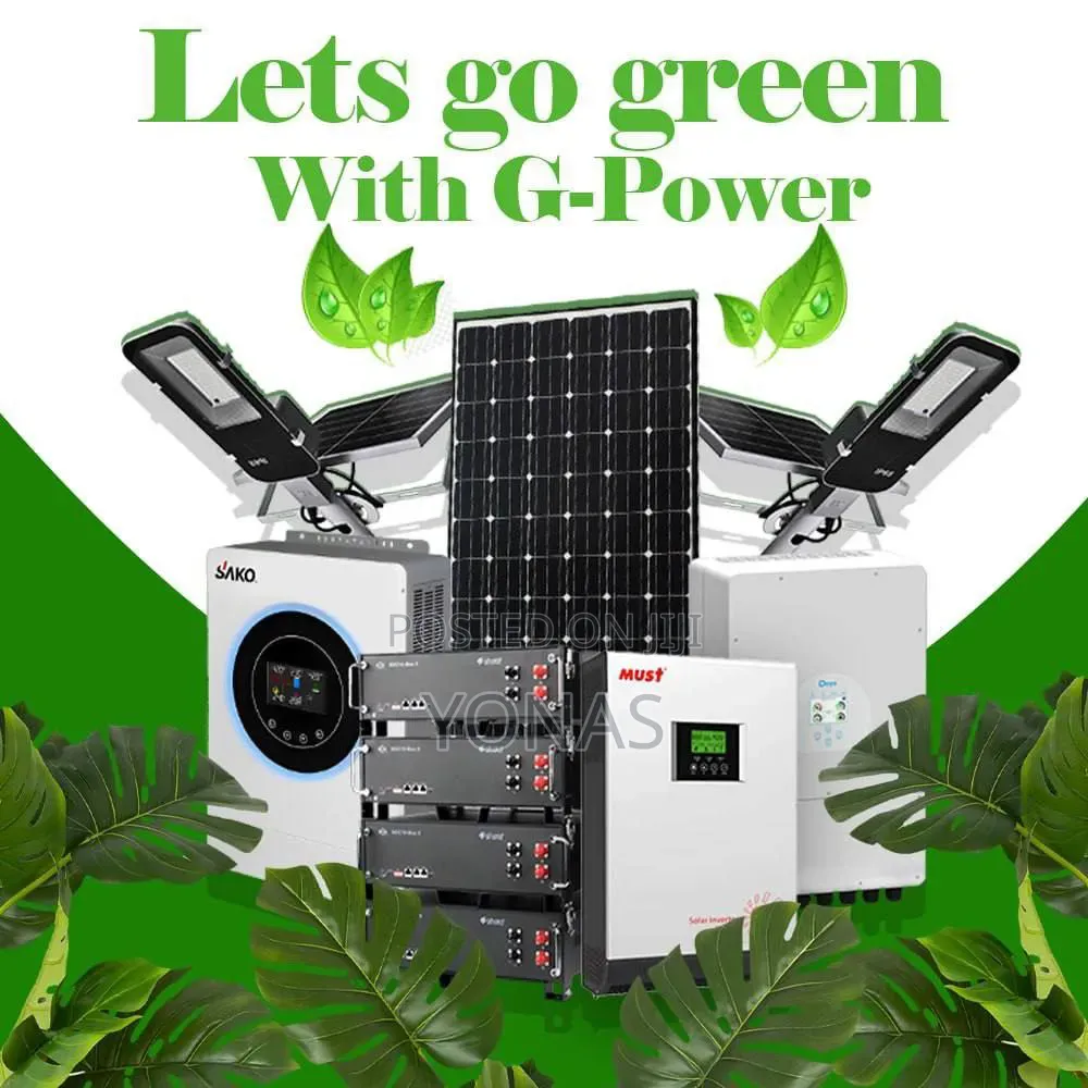 Gpower Solar Inventor and Battery/ Solar Generator