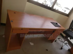 Large Desk + Filing Cabinet + Office Chair