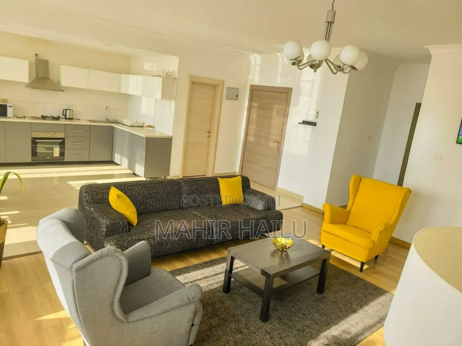 Furnished 3bdrm Apartment in Real, Bole for rent