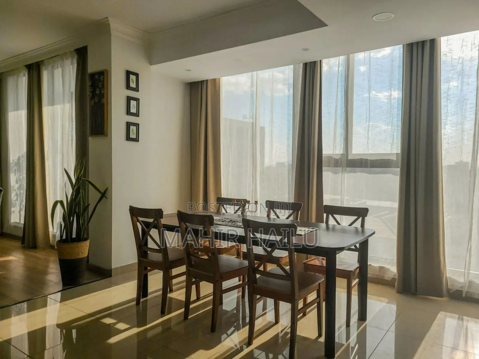 Furnished 3bdrm Apartment in Real, Bole for rent
