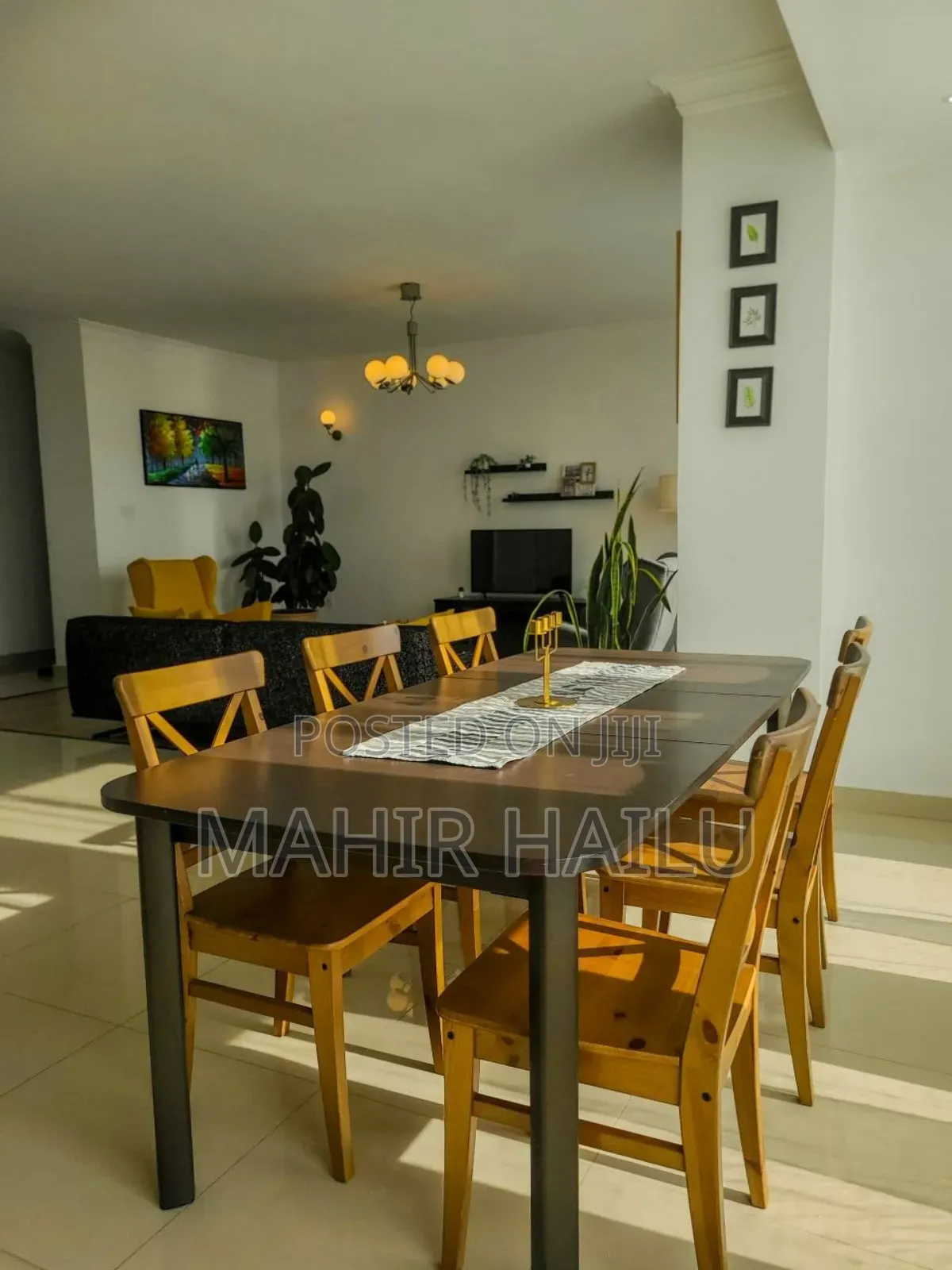 Furnished 3bdrm Apartment in Real, Bole for rent