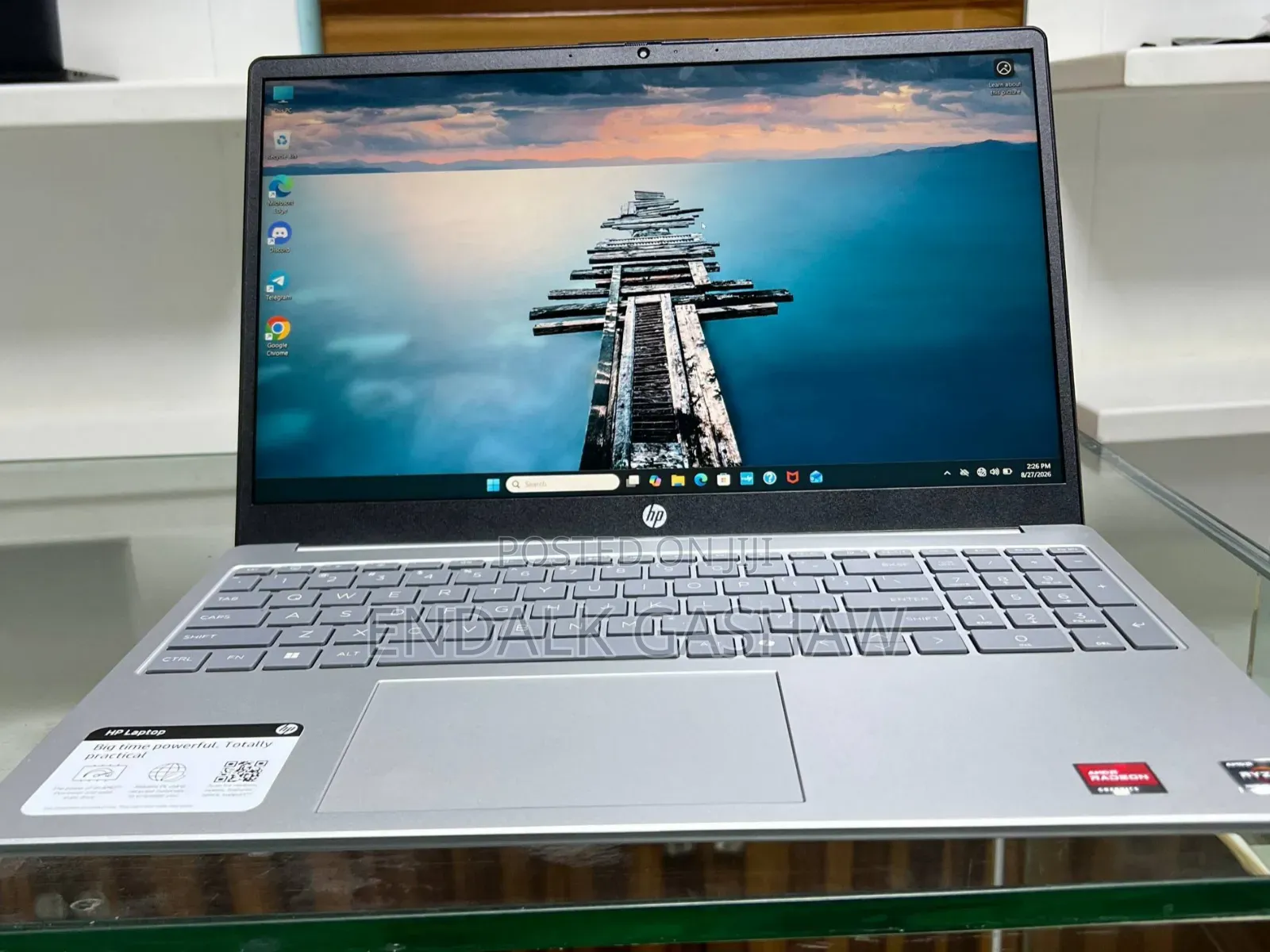 New Laptop HP Stream Notebook 8GB AMD Ryzen 5 SSD 512GB