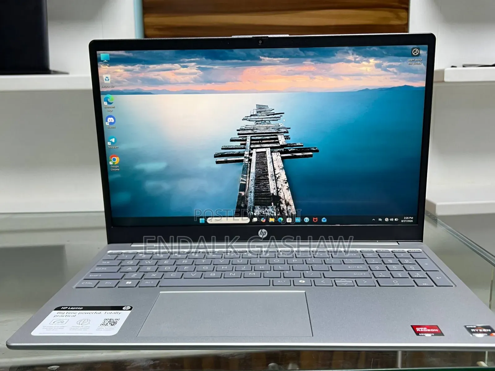 New Laptop HP Stream Notebook 8GB AMD Ryzen 5 SSD 512GB