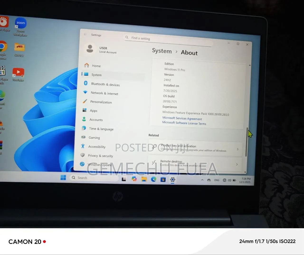 Laptop HP ProBook 440 G7 16GB Intel Core i7 SSD 512GB