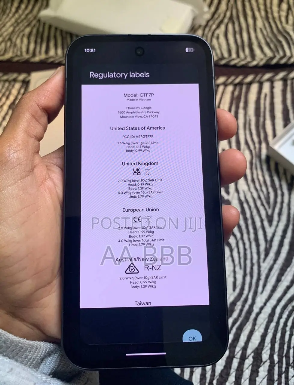 New Google Pixel 9a 128 GB Black