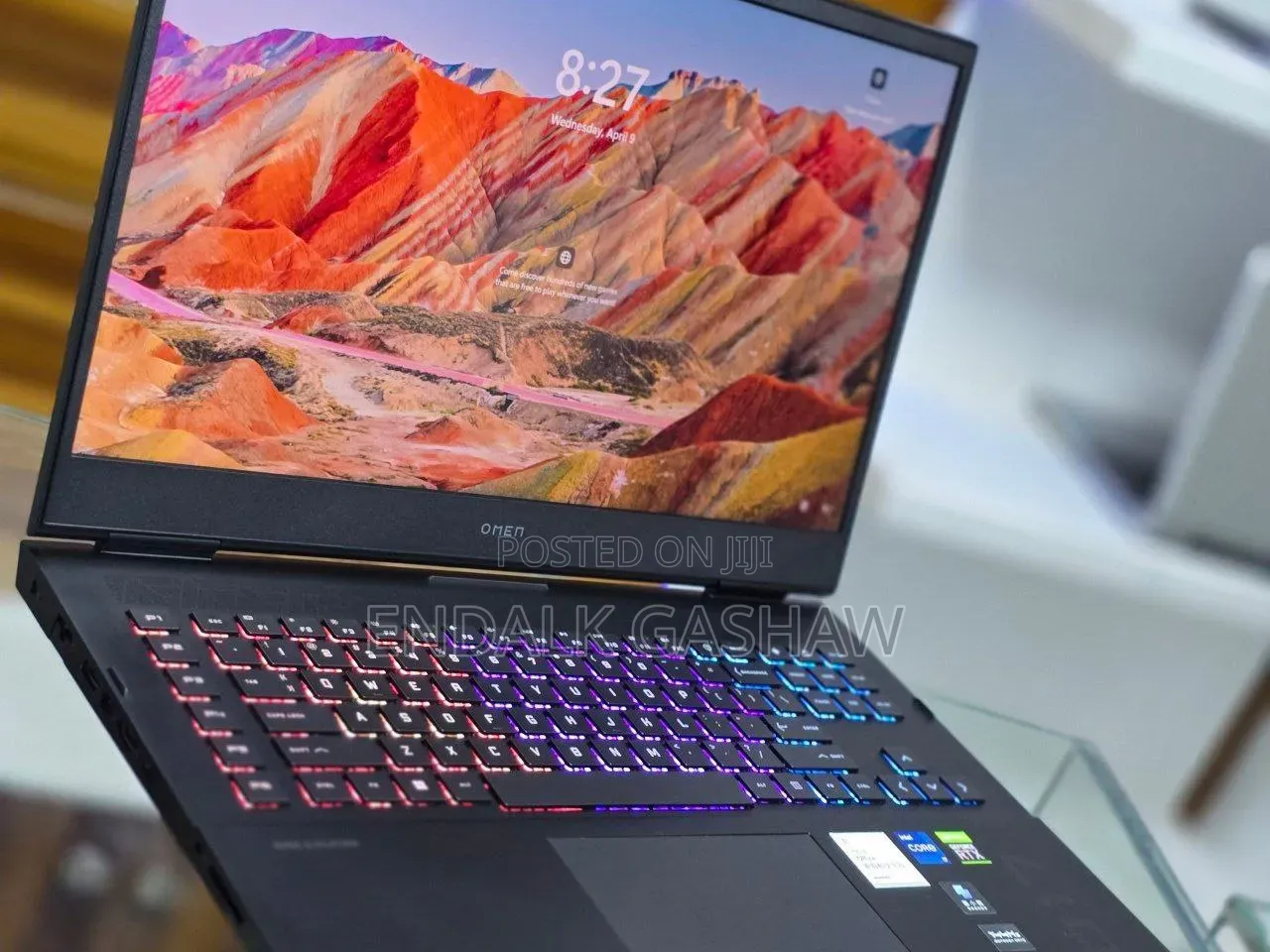 New Laptop HP Omen 17 16GB Intel Core i7 SSD 1T
