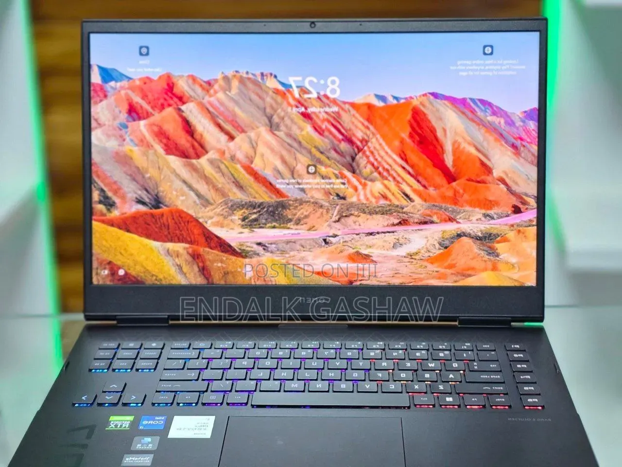 New Laptop HP Omen 17 16GB Intel Core i7 SSD 1T
