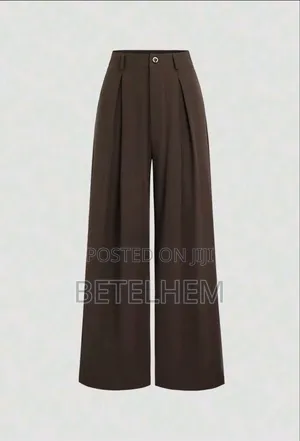 Wide Leg Long Pants (Palazzo Pants)