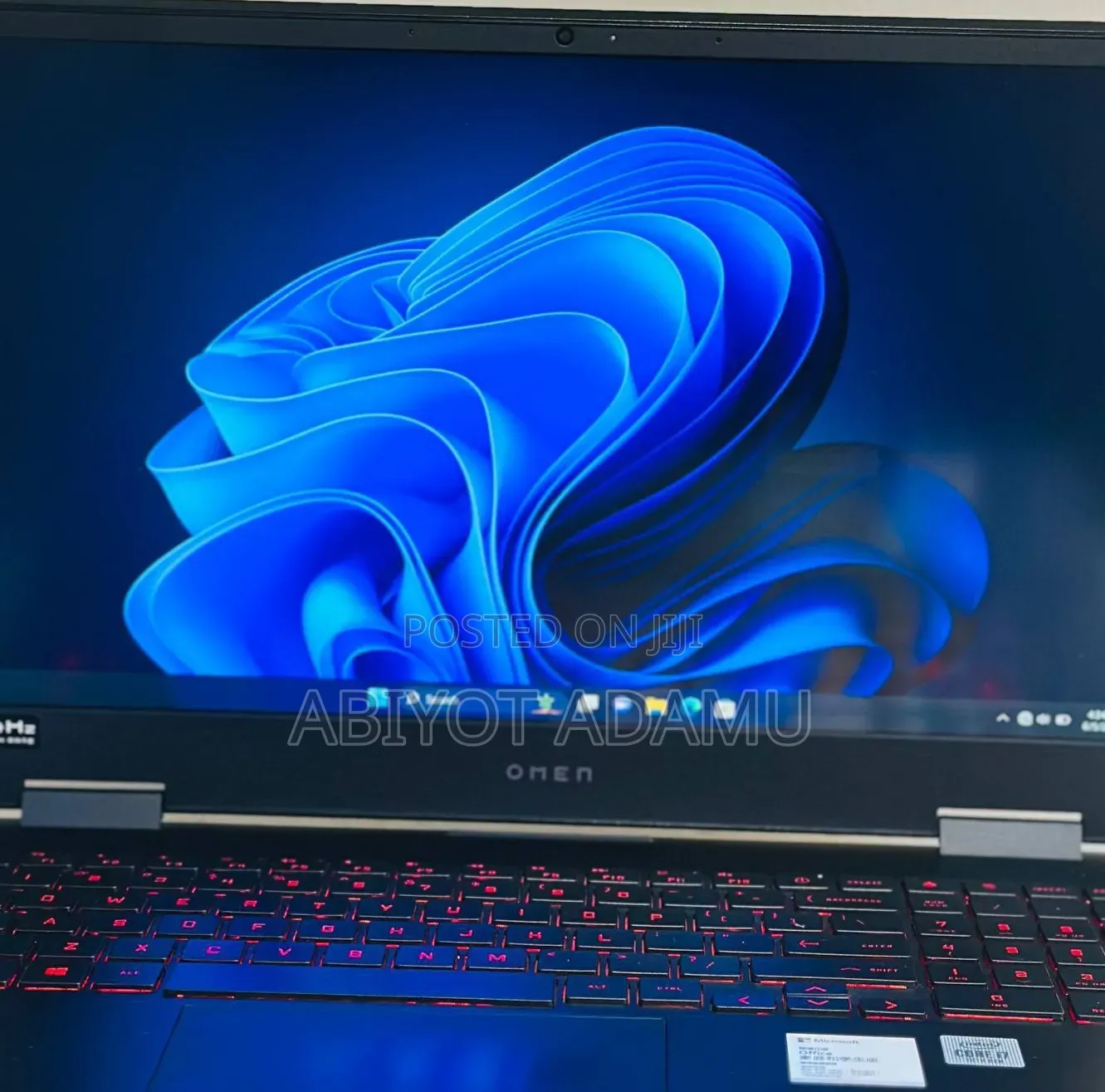 New Laptop HP Omen 15 16GB Nvidia SSD 512GB