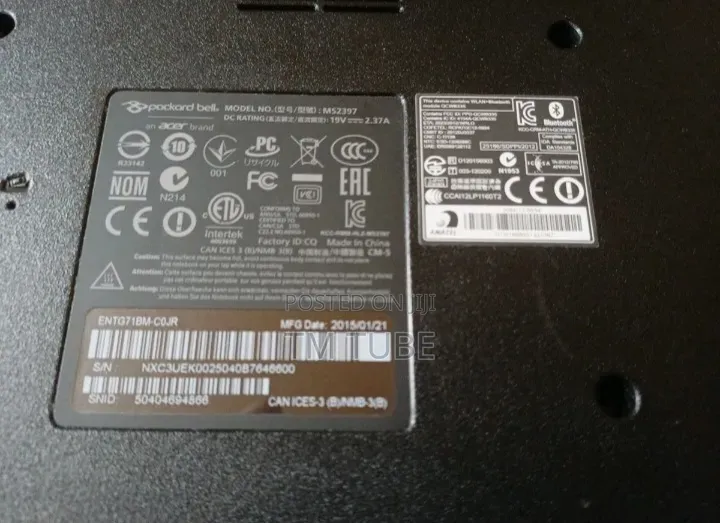 Laptop Packard Bell EasyNote LJ71 4GB Intel Celeron HDD 500GB