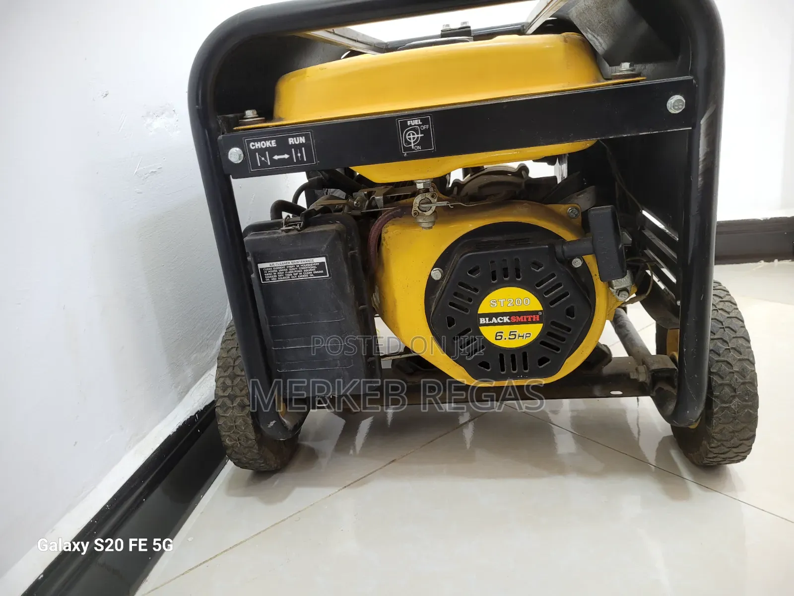 Blacksmith BSG4800E2 Portable Petrol Generator (3.0 kW) – Almost New