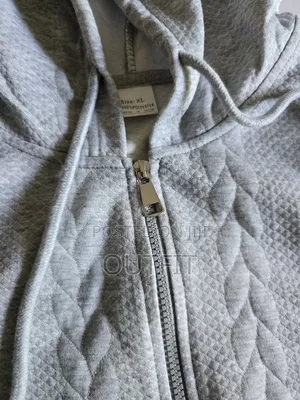Cable Knit Zip Up Hoodie