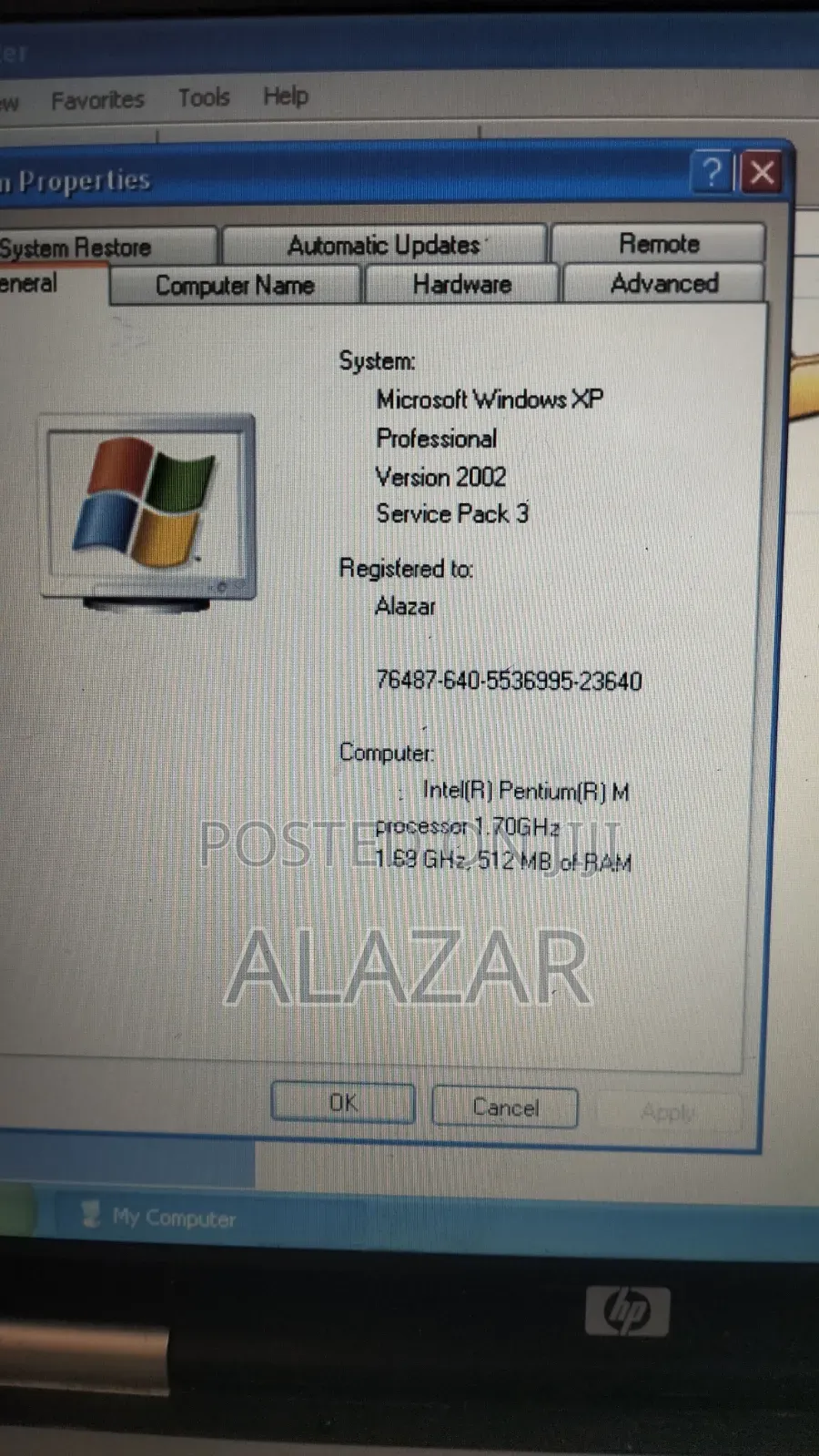 Laptop HP Compaq NC6000 1GB Intel HDD 16 GB