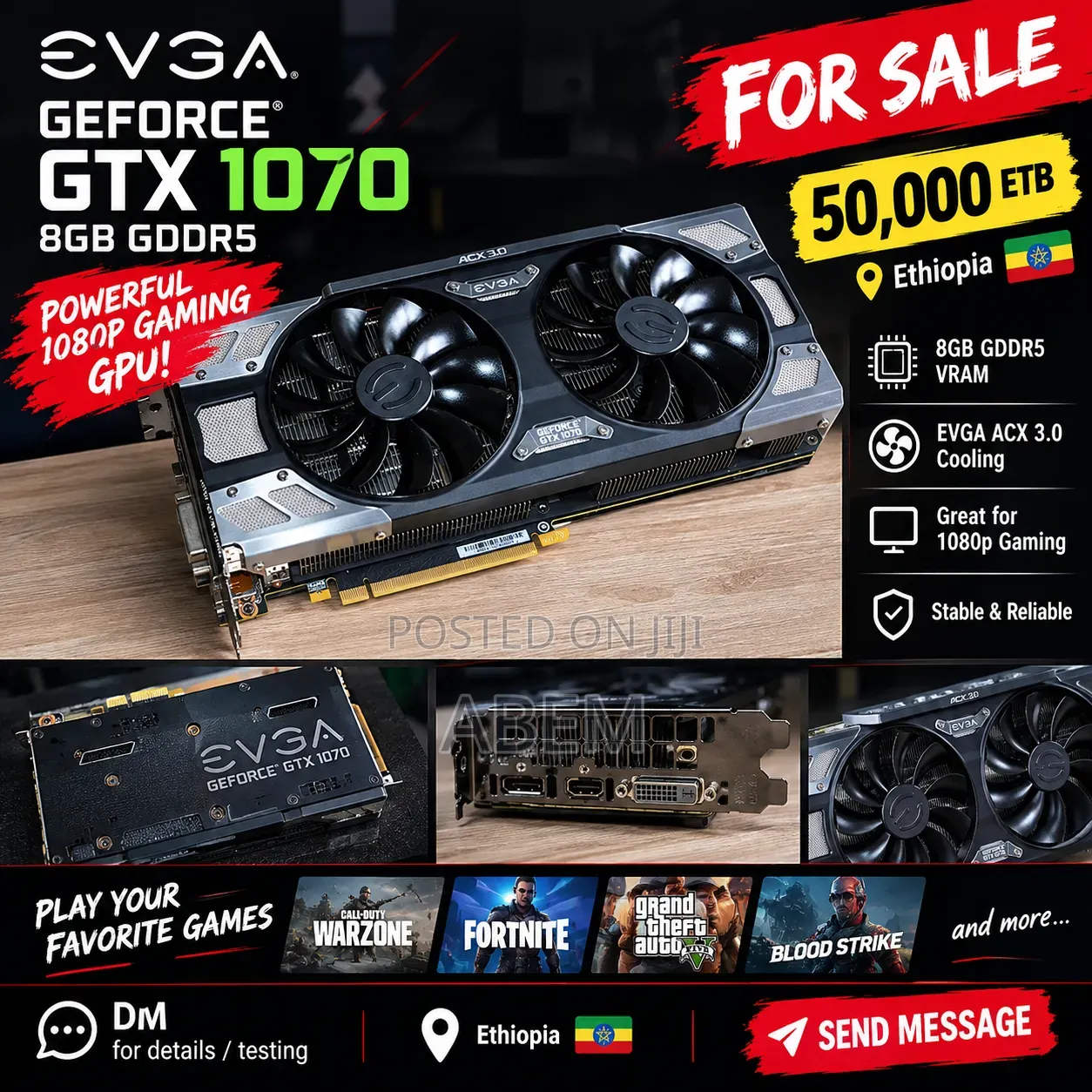 Graphics Card. GTX1070