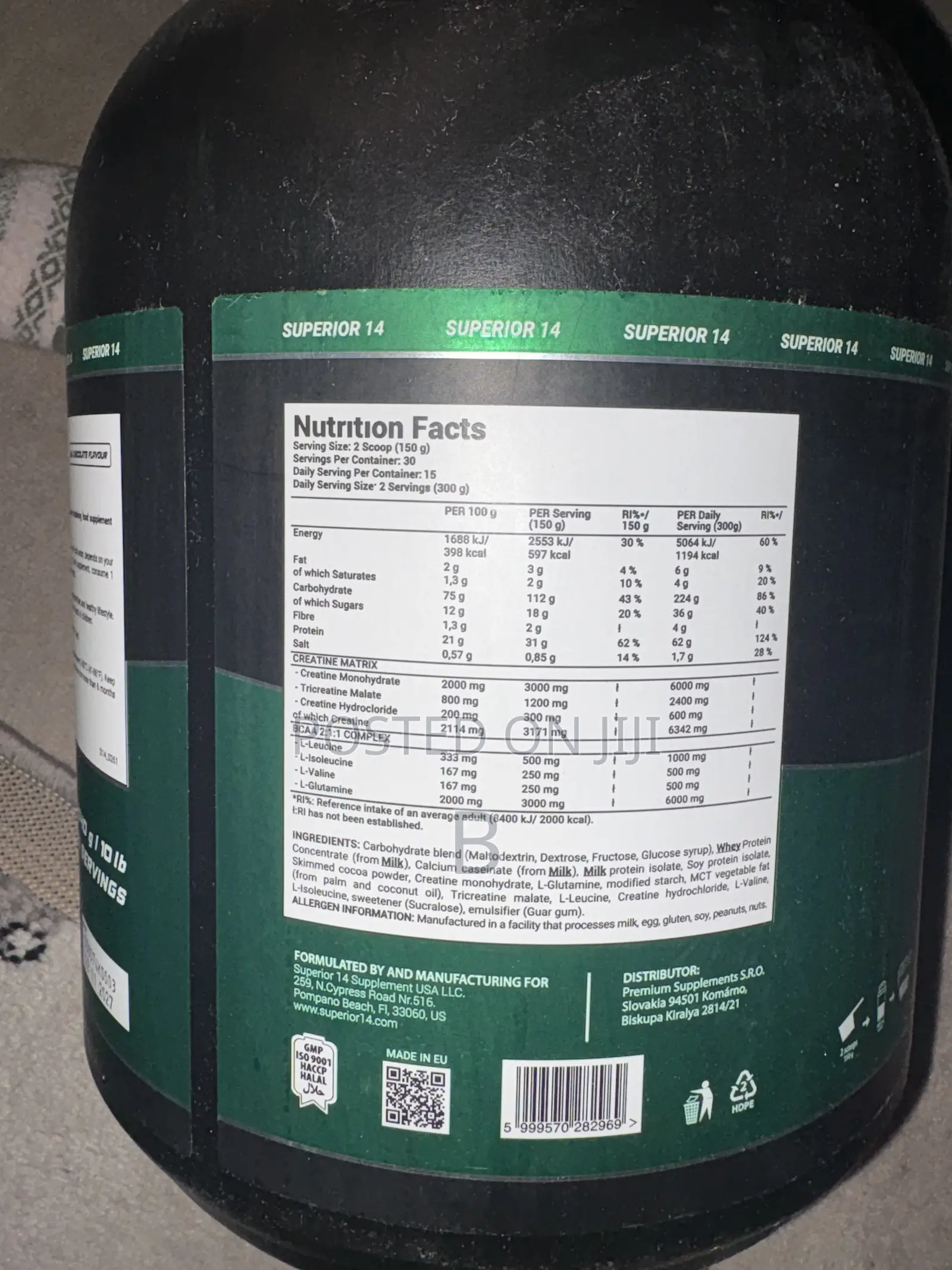 Superior 14 Platinum Mass Gainer 4.54kg