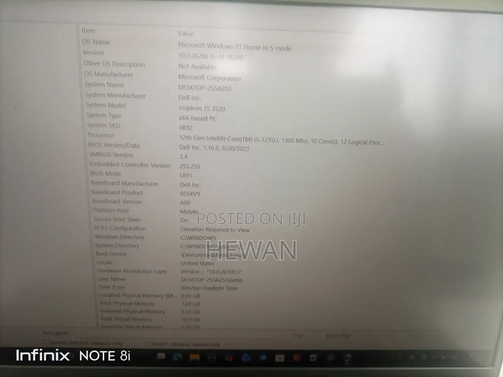 Laptop Dell Inspiron 15 8GB Intel Core i5 SSD 512GB