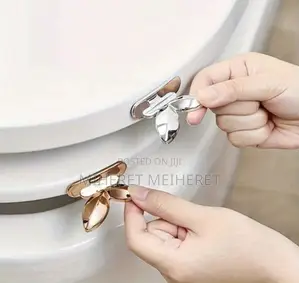 1/2/4pcs Toilet Seat Handle, Leaf-Shaped Self-Adhesive Easy Installa