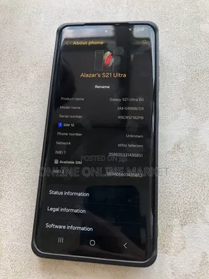 Samsung Galaxy S21 Ultra 5G 512 GB Black