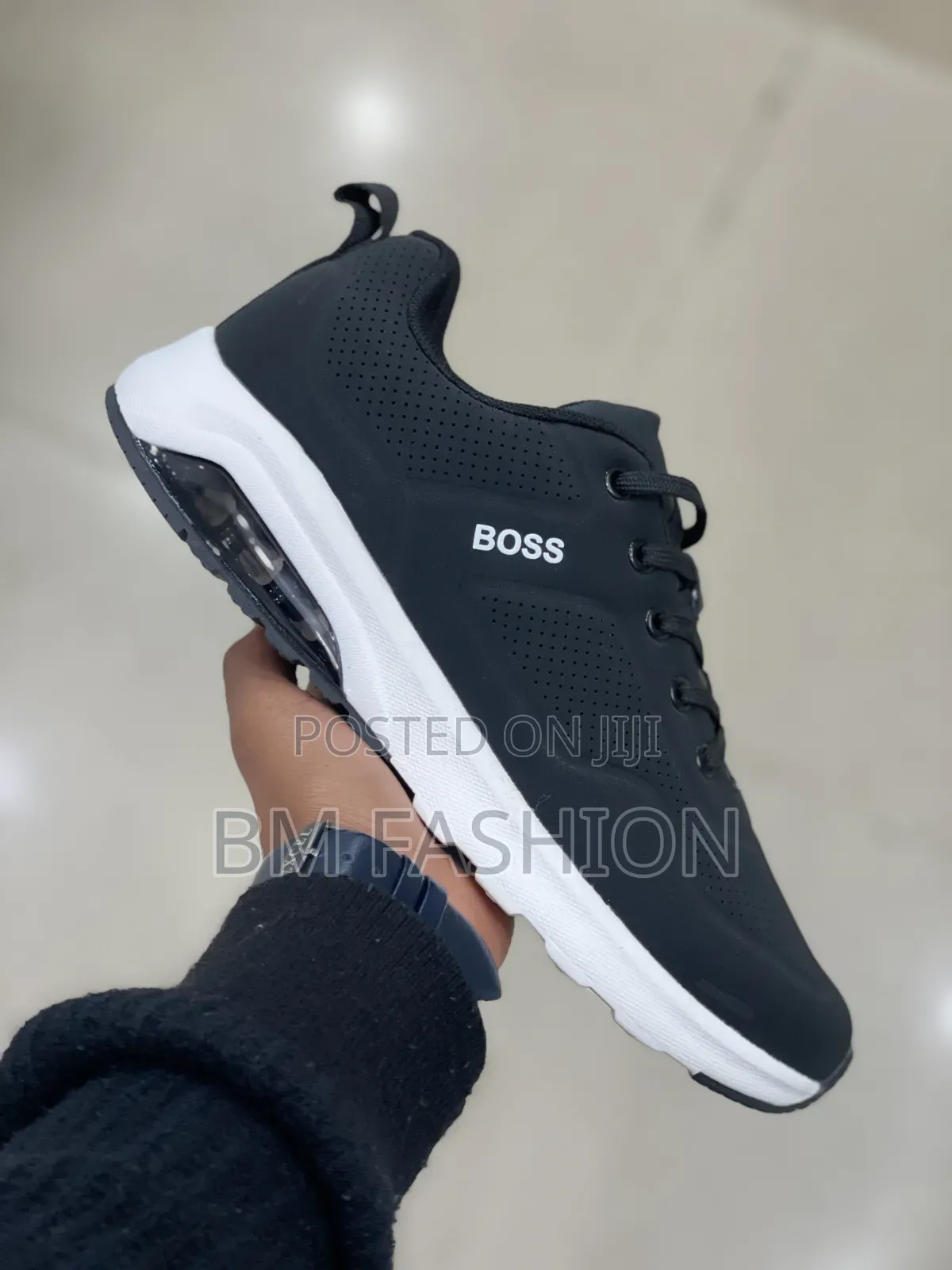 Midnight Boss Air Cushion Athletic Sneakers Daily Streetwear