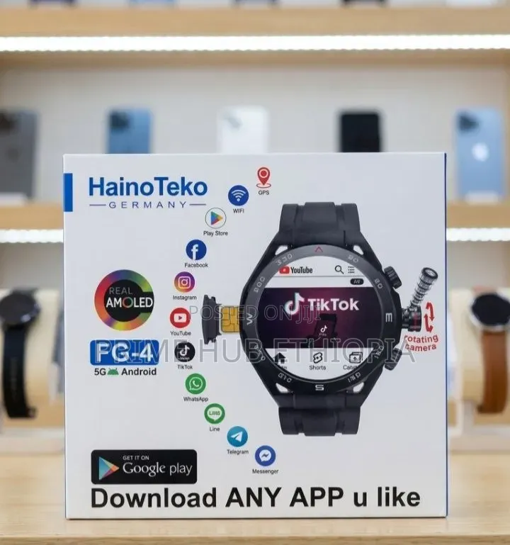 Haino Teko FG-4 5G Android Smart Watch 5G Full Android System