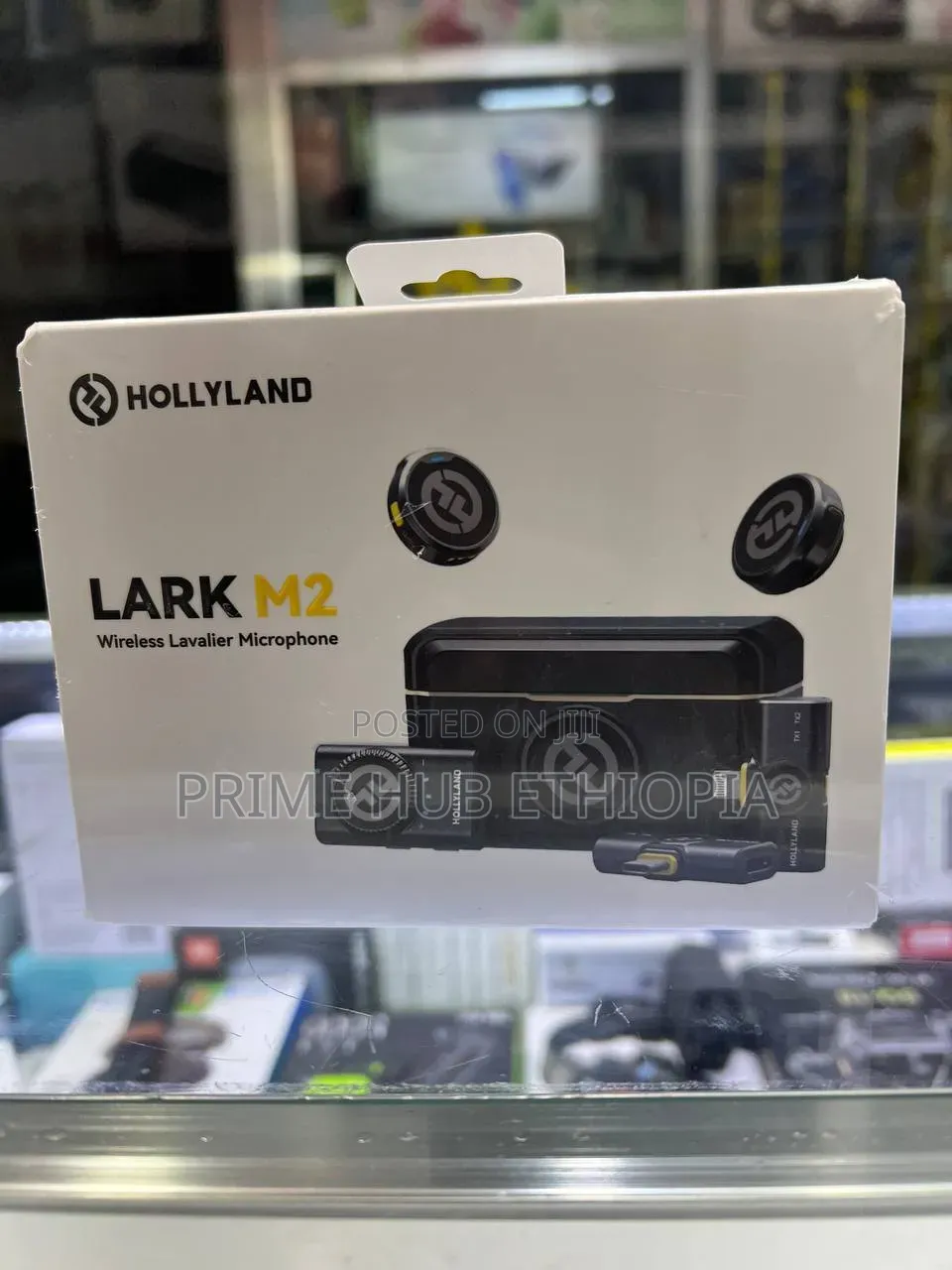 Hollyland LARK M2 Combo Wireless Lavalier Microphone (Shine Charcoal)