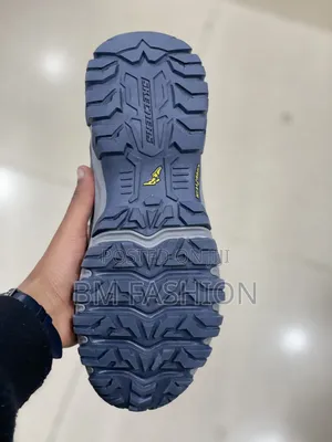 Sketchers Navy Support Walking Footwear Featuring Dynamic Grip Soles
