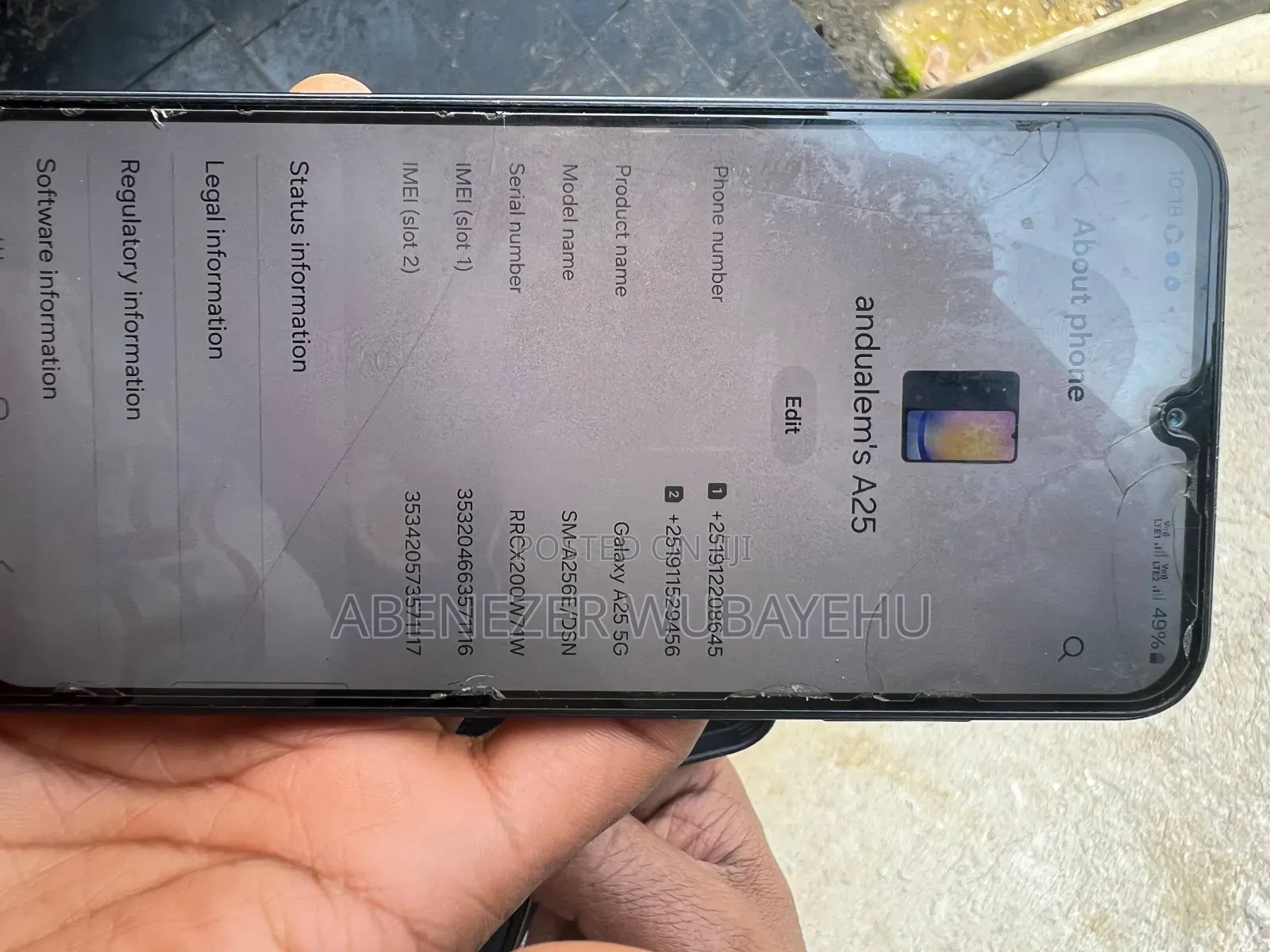 New Samsung Galaxy A25 256 GB Blue