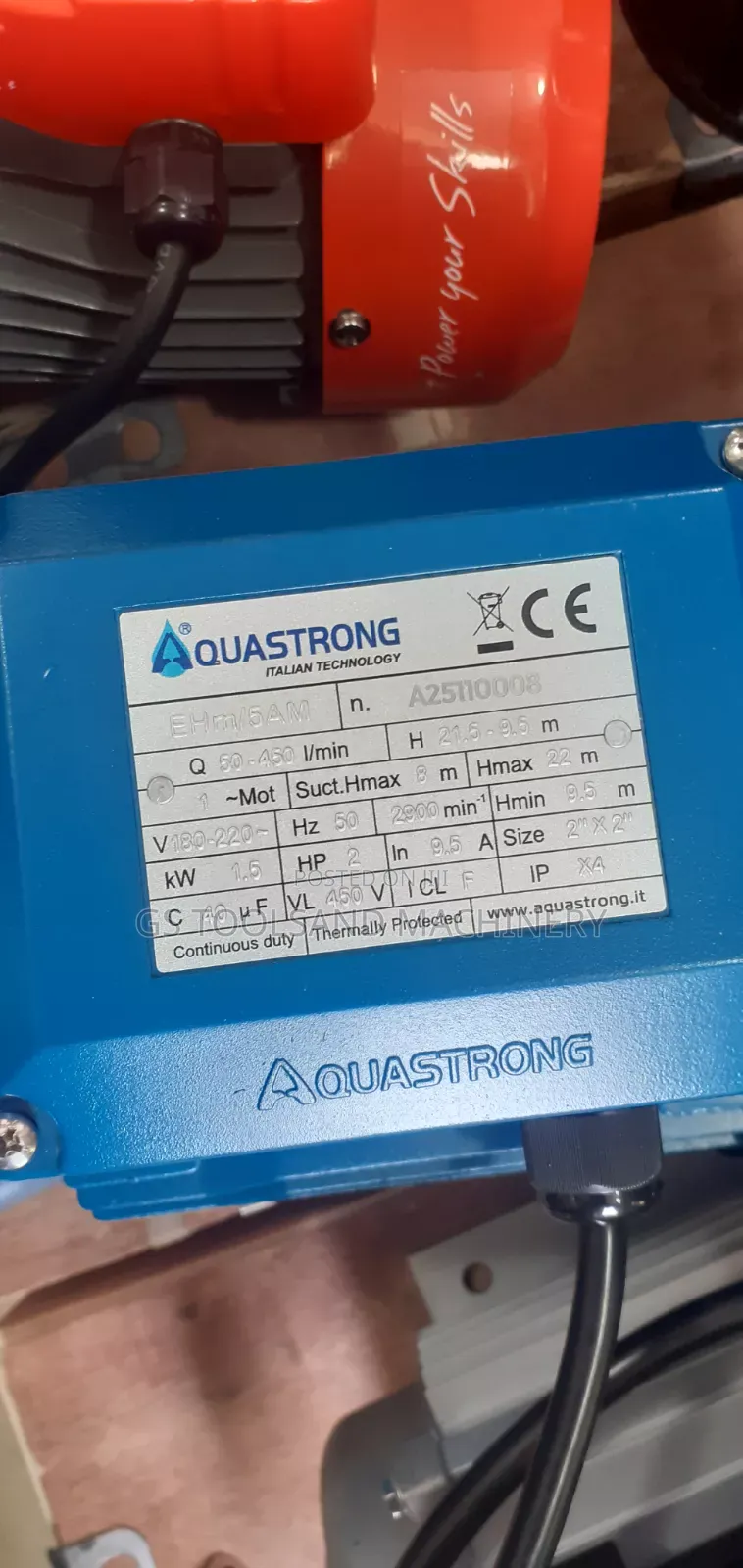 Aquastrong 2hp Weter Pamp