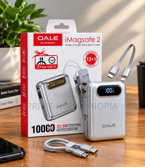 OALE iMagsafe 2 Wireless Power Bank
​ mAh 22.5W Fast Charge