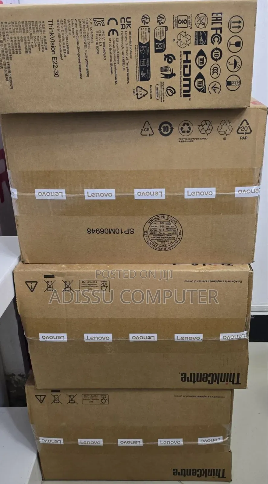 New Desktop Computer Lenovo ThinkCentre 22 8GB Intel Core i5 SSD 512GB