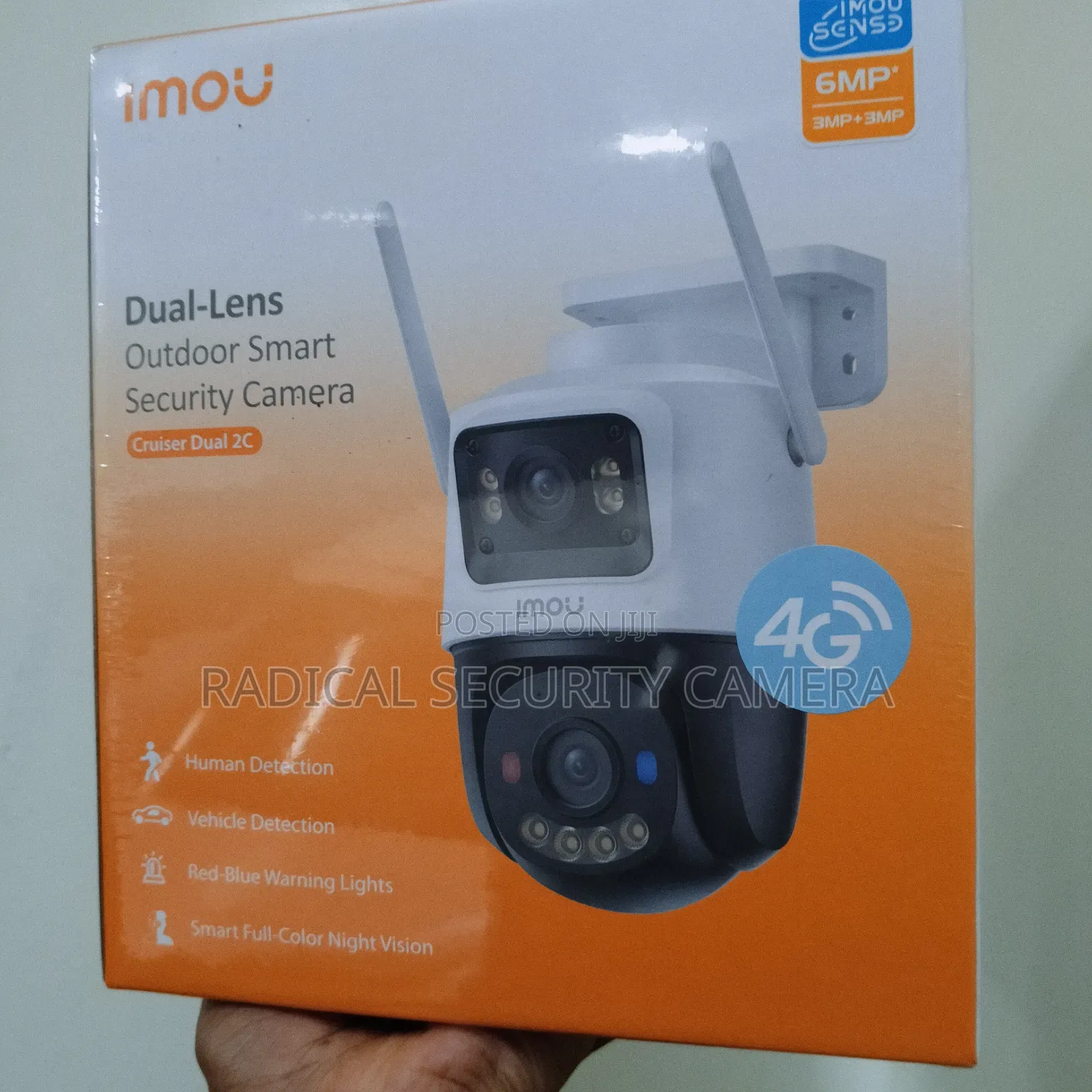 IMOU Cruiser Dual 2C 6MP 4G Sim Dual-Lens Outdoor Security Camera